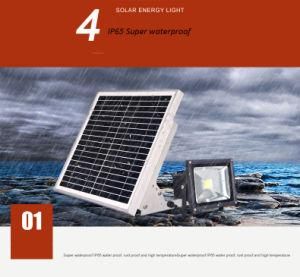 Factory IP66 Solar LED Flood Light with PIR Motion Sensor