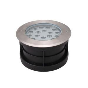 18W Round LED Uplight for Garden/Steet/Park/Courtyard Lights