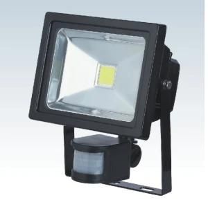 GS, CE IP44 20W LED Flood Light for Outdoor with Senser