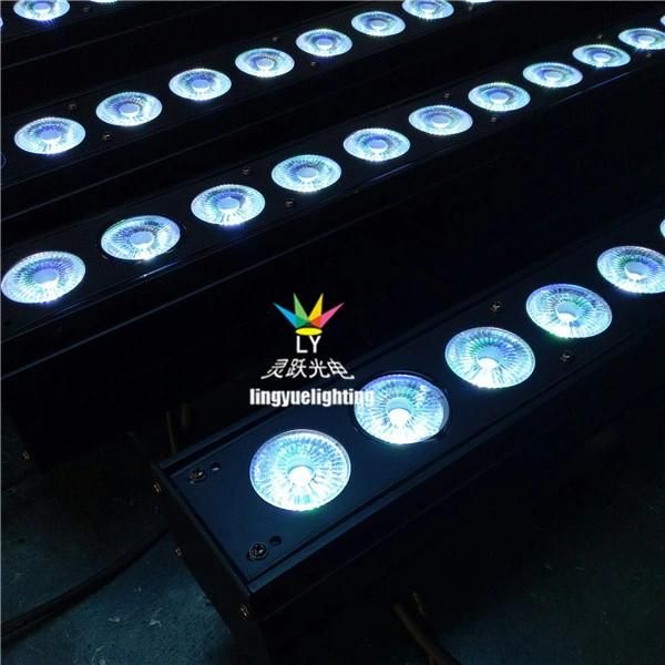 Indoor DMX 18X12W RGBW 4in1 LED Wall Washer Bar Beam Light