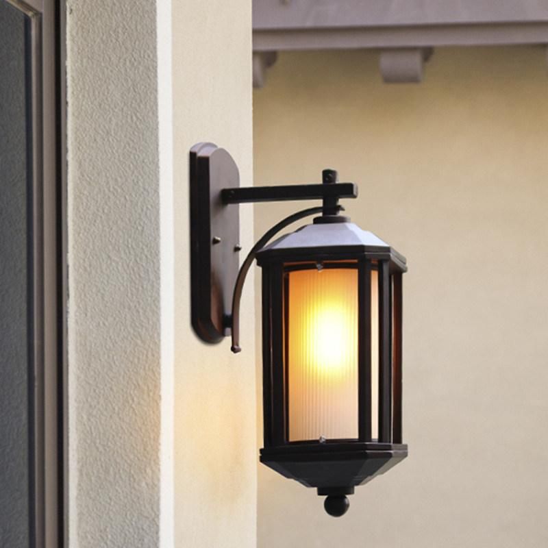 Outdoor Wall Lamp Waterproof Outdoor Chinese Style Gate Garden Courtyard Retro Exterior Wall Balcony Lamp (WH-HR-88)