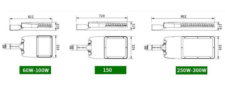 Chinese Manufacturers High Quality 5 Years Warranty Lora NEMA Intelligent LED Street Light