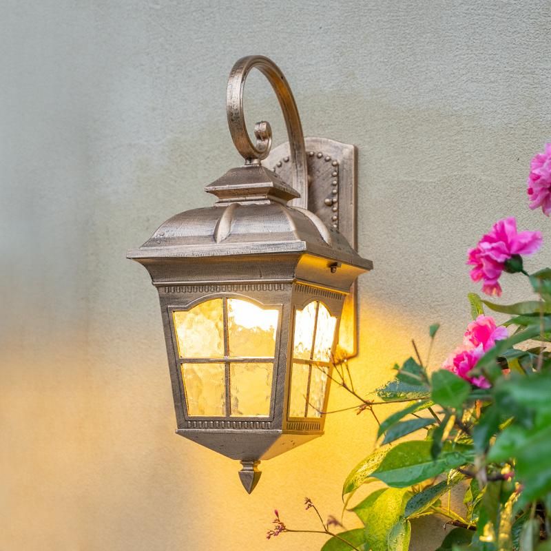 European Style Outdoor Wall Lamp Waterproof Aisle Garden Balcony Lamp Villa American Retro Outdoor Gate Lamp (WH-HR-49)