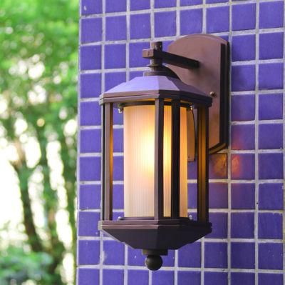 Outdoor Wall Lamp Waterproof Outdoor Chinese Style Gate Garden Courtyard Retro Exterior Wall Balcony Lamp (WH-HR-88)