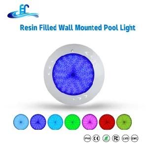 55watt Warm White IP68 Resin Filled Wall Mounted LED Pool Lamp with Edison LED Chip
