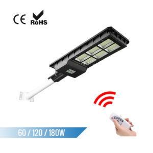 60W 120W 180W LED Solar Lamp Durable Affordable Smart Solar LED Street Light High Quality Solar Lights Prcelist