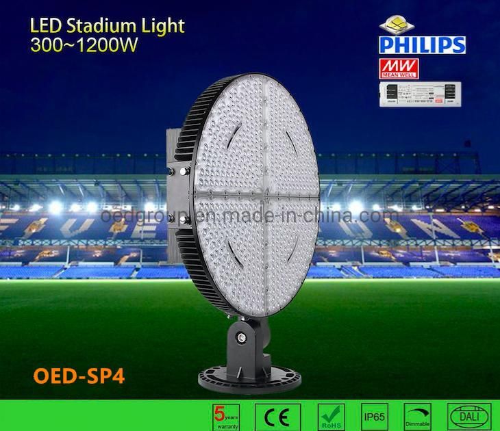 ADC12 Aluminum 5 Years Warranty IP66 800W 1000W 1200W SMD LED Stadium Flood Lighting
