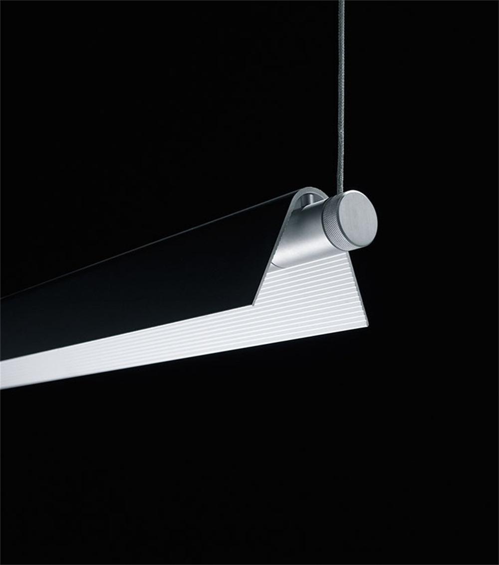Roof S Commercial Indoor Suspended LED Linear Pendant Light Wooden Hanging Linear Pendant Light