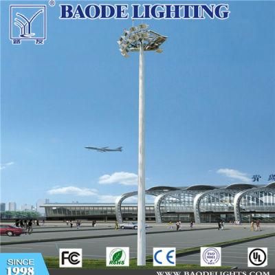 20m/25m/30m/35m/40m Hot DIP Galvanized Conical/Octagonal/Polygonal High Mast Light/Lighting LED Stadium Flood Light High Mast Light Pole