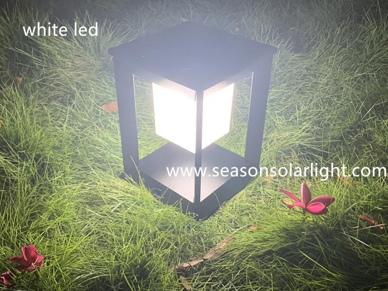 Bright Smart Control Solar Battery Lighting 5W Outdoor Solar Garden Light with LED for Gate Post Lighting