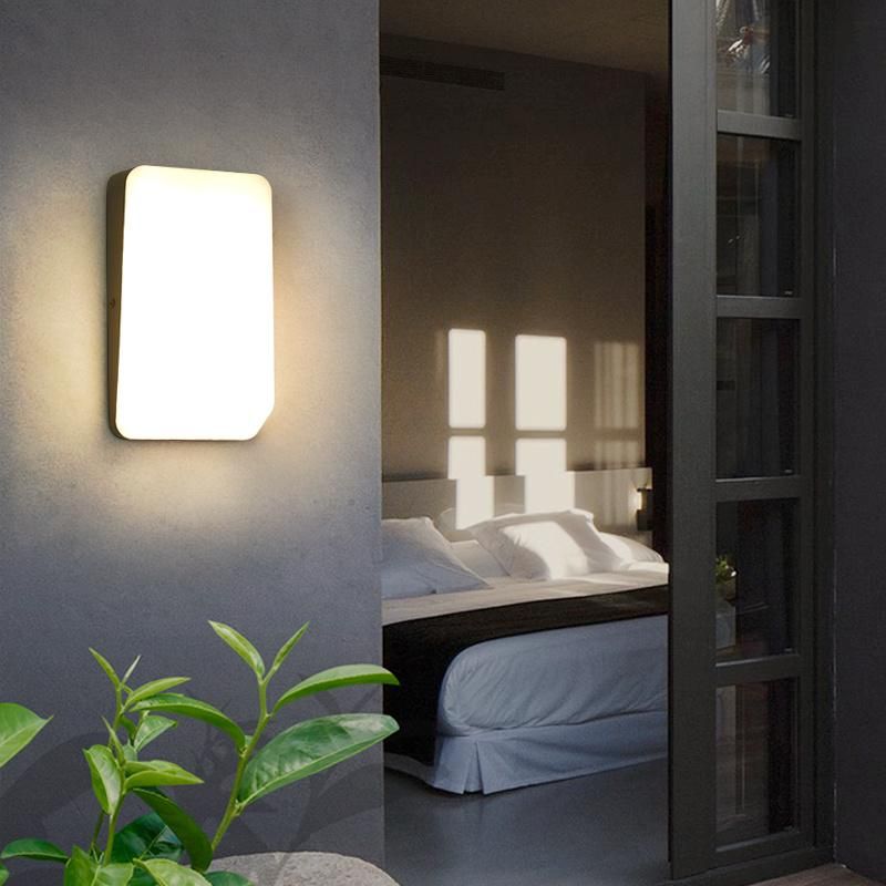 Indoor Bathroom Outdoor Simple Modern LED 10W Waterproof Wall Lamp (WH-HR-15)
