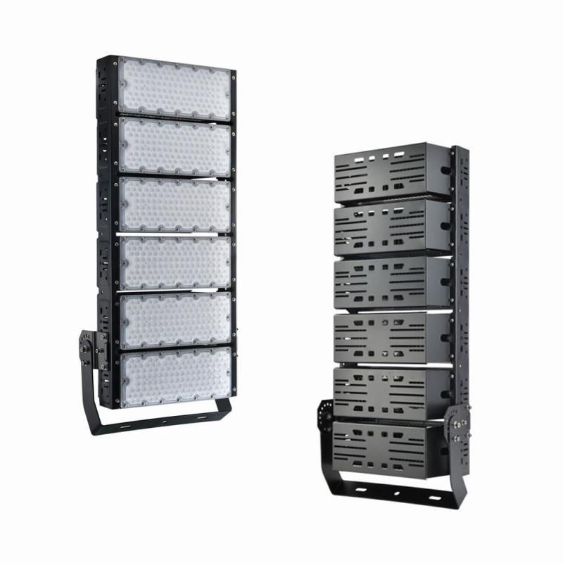 Outdoor High Lamp Luminous Efficiency 1500W LED Baseball Stadium Lights with 5 Years Warranty