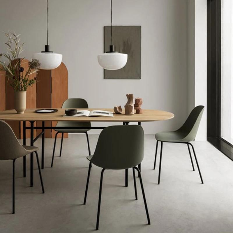 2022 Modern LED Single Dining Room Bedroom White Glass Hanging Pendant Light