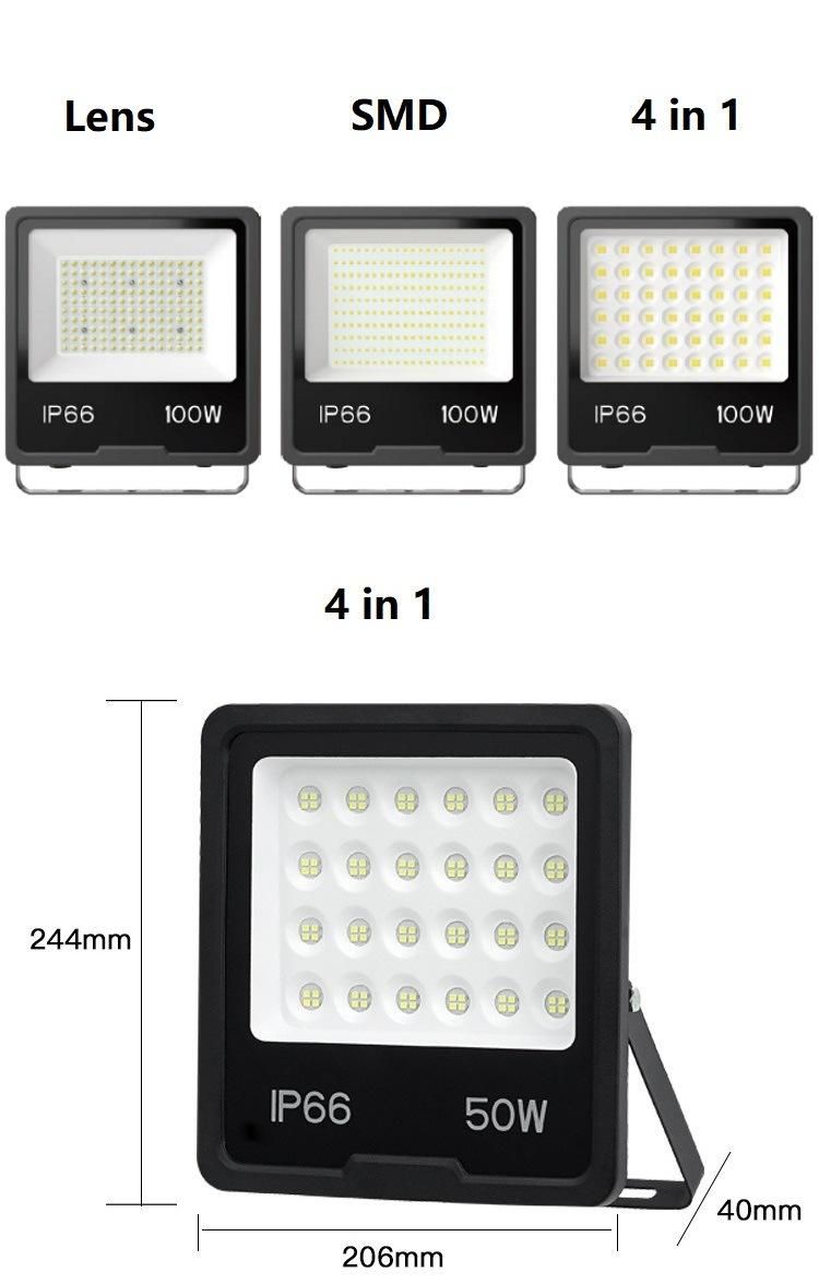 IP66 Energy Saving Lamp Cheap LED Floodlight for Outdoor Lighting Wholesale