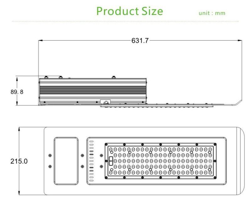 2019 New LED Street Light Meanwell Driver, LED Street Light Retrofit, Five Years Warranty, 120W LED Road Light