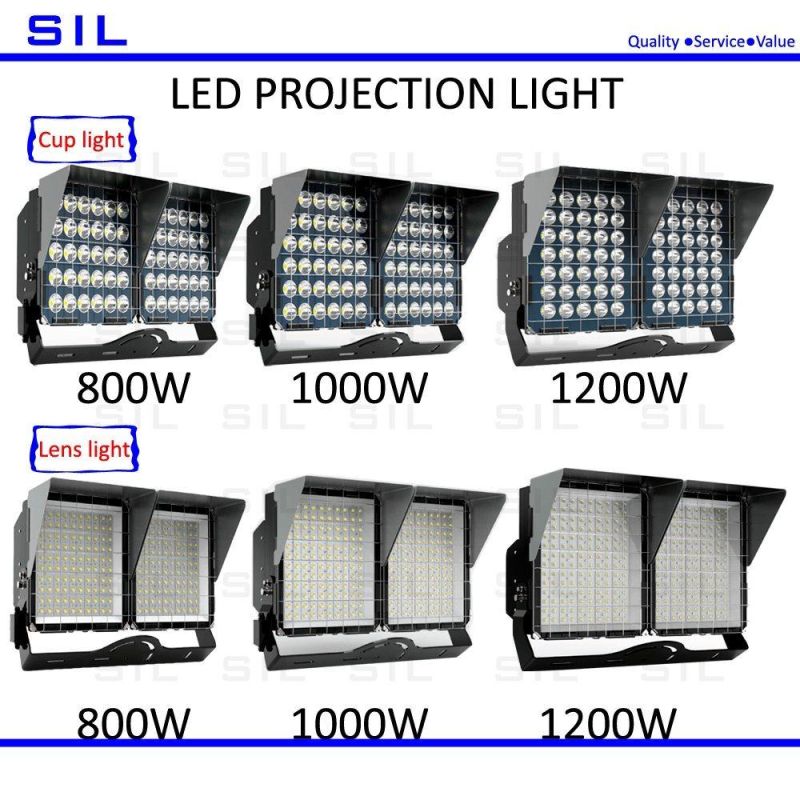 LED Industrial Lighting IP65 Projection Light 1000watt 400W 500W 600W 800W 1000W 1200W Court Light 1000W LED Stadium Lighting