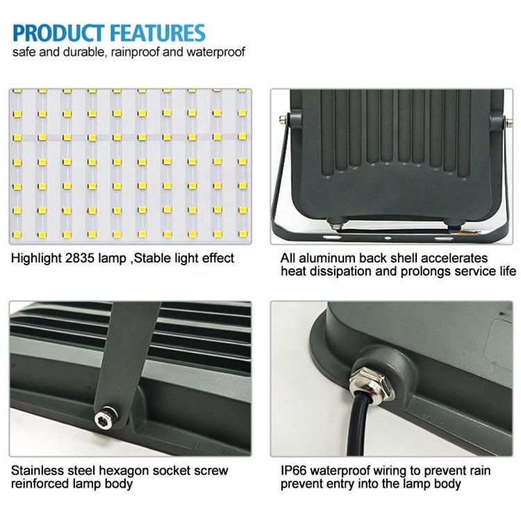 High Lumen High Brightness SMD Security 10W Outdoor Flood LED Lightings