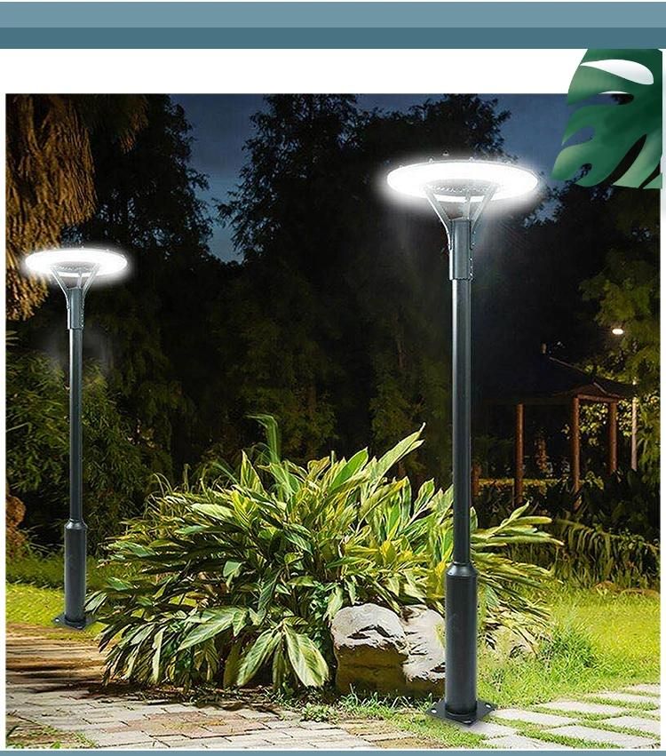 Peonyled Aluminium Street Lamp Post 80W 100W Post Top LED Garden Light CB Iecee Saso Saber Certificate