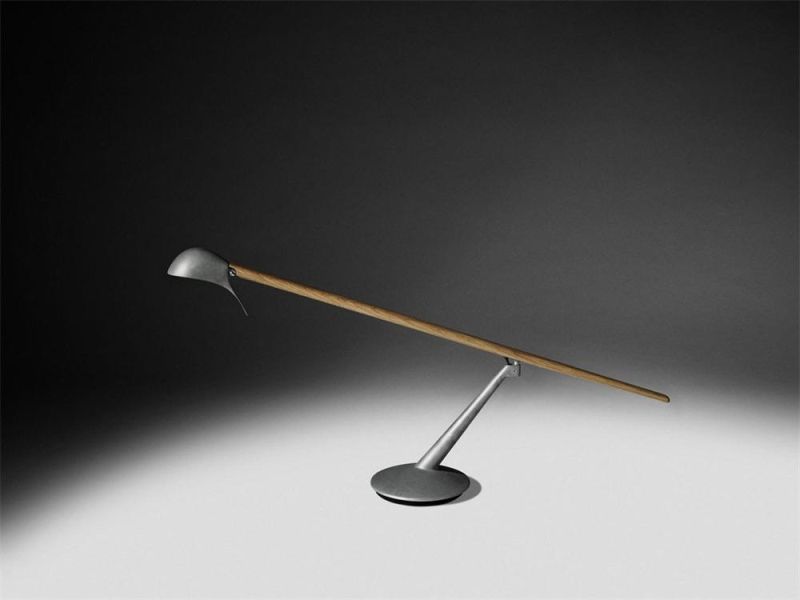 Bluebird T Classic Metal Shade Table Lamp Art Design Illumination Contemporary Desk Light
