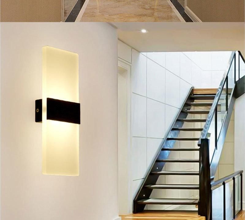 Lebekan Fashion Modern Style Indoor 3W 6W Decorative LED Lamp Square Interior Wall Light Bedroom LED Light