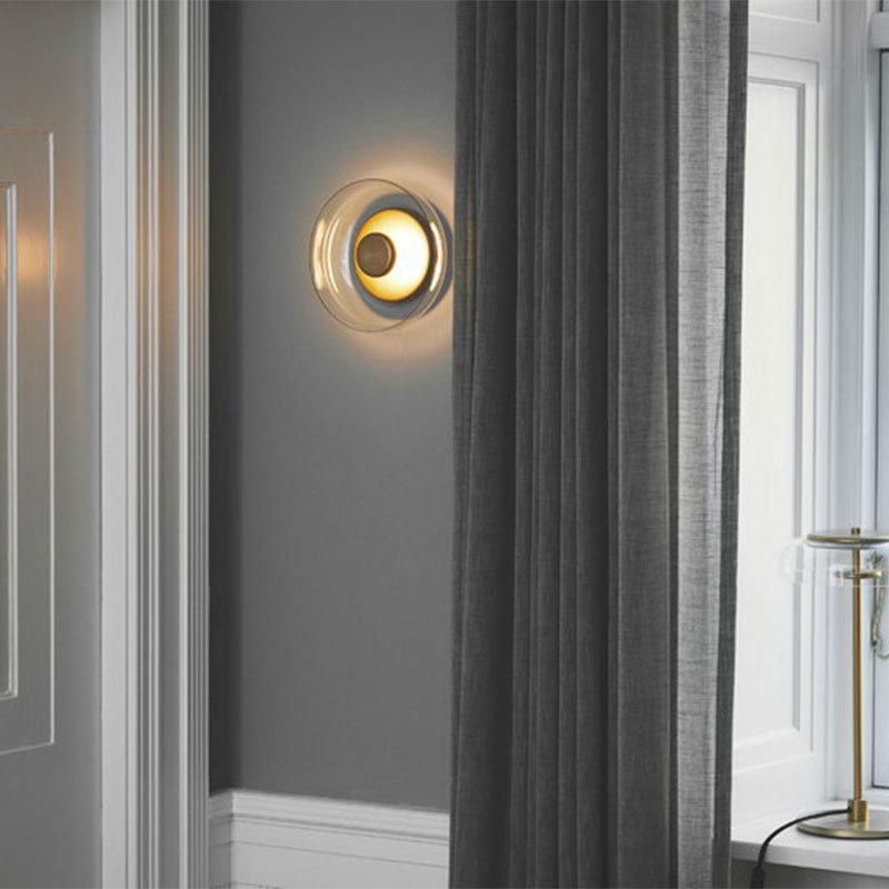 2022 High Quality Nordic Retro Metal Floor Lamp Glass Vertical Corner Sofa LED Table Lamp