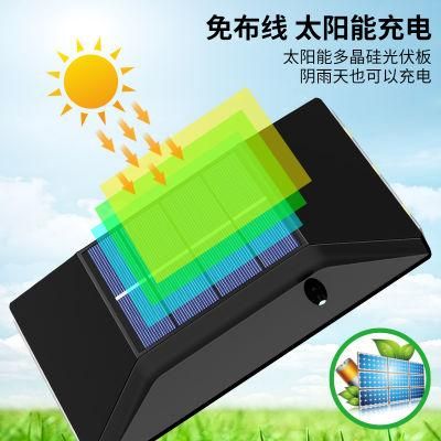 6 LEDs Solar Garden up and Down Lights Wall Sconce