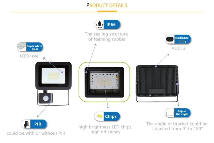 10W to 400W Waterproof LED Flood Light