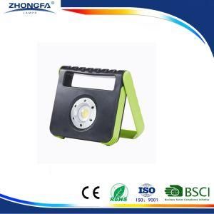 CE EMC RoHS LED Light 15W Rechargeable with Micro-USB Charging LED Worklight