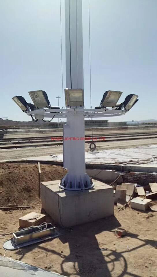 Baode Lights Good Performance 20m LED High Mast Lighting Tower with Factory Direct Supply