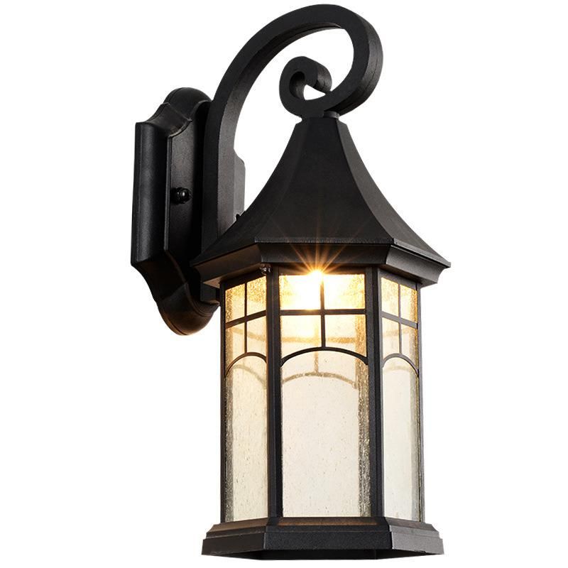 Retro Wall Lamp Villa Corridor Residential Porch Decorative Bra Waterproof Village Exterior out Door Lamp (WH-HR-48)