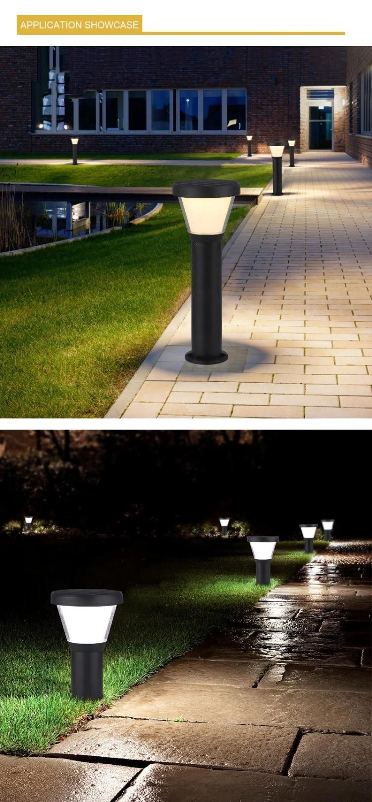 2022 Smart Warm White Decorative Pathway All in One Park Solar Lamps Outdoor LED Garden Light
