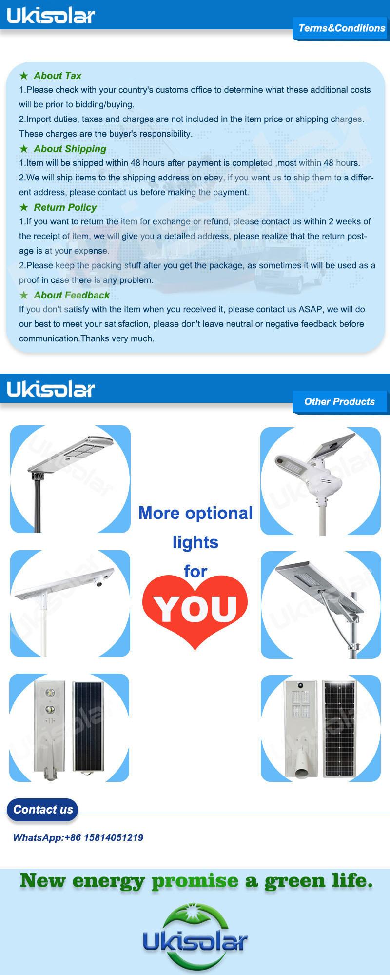 2021 Ukisolar New Unique Innovative Products Solar Street Light Explosion Proof