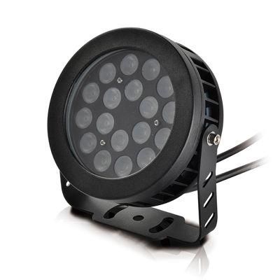 ETL CE Outdoor DMX Control RGB 18W LED Flood Light