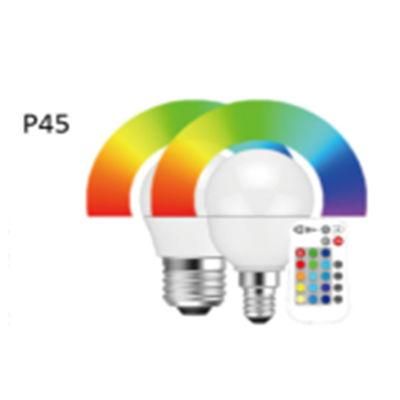 P45 RGB+2700K Remote Control LED Bulb