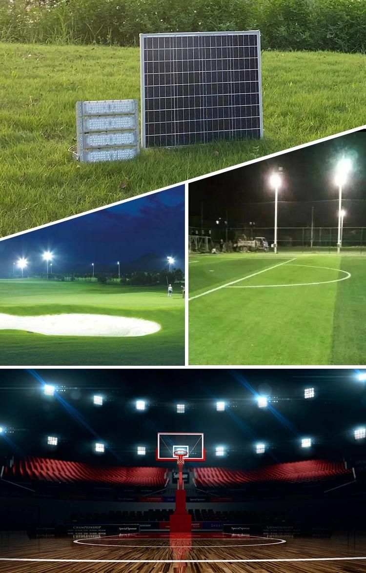Bspro High Powered Hot Sale Aluminum IP65 Waterproof Garden Solar Stadium Outdoor 500W LED Solar Flood Light