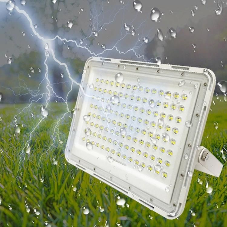 200W 6500K Wide Light Cover Area Solar Powered LED Floodlight