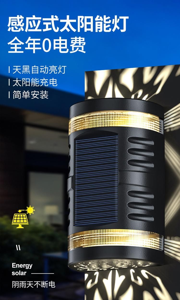 Energy Saving Luminous Waterproof Outdoor Wall Lamp Decor Light