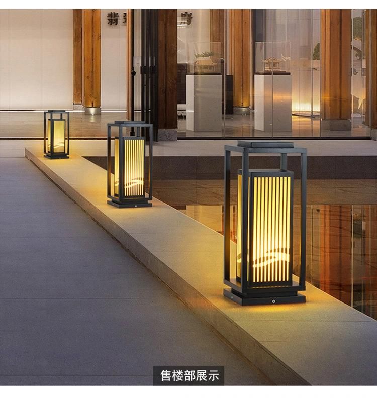 Hotel Yard Palza Outdoor Deocoration Modern Chinese Style Building LED Street Light with IP65