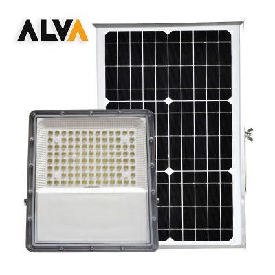 Outdoor Energy Saving High Power Project Waterproof Solar Panel LED Slim Floodlight 100W 200W 300W 400W Flood Light