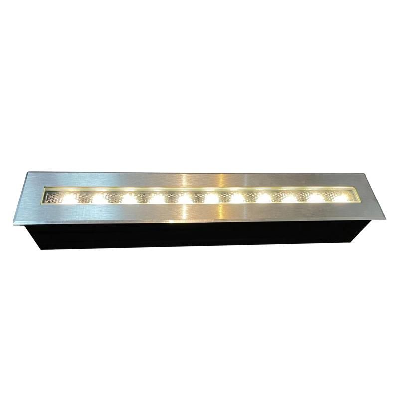 Recessed Linear Wallwasher Light IP67 Monochrome Light 12W Inground Light