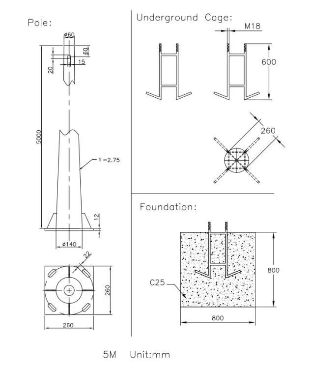 20W Solar LED Street Light