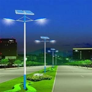 55W 7m 24V Double Arm Solar Street Light (JS-D20152755)