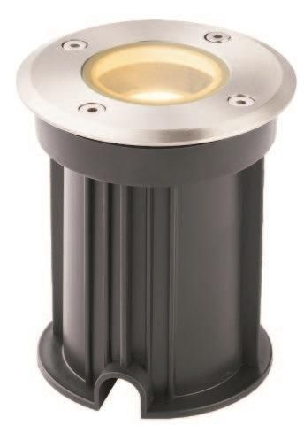 Square 110mm Stainless Steel Frame Inground Light with GU10 Socket CE Approved
