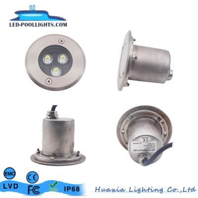 304 Stainless Steel LED Buried Underground Light Recessed Inground Lamp