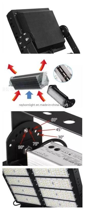Outdoor Stadium Luminaires 600watt LED Soccer Field Flood Light Projector