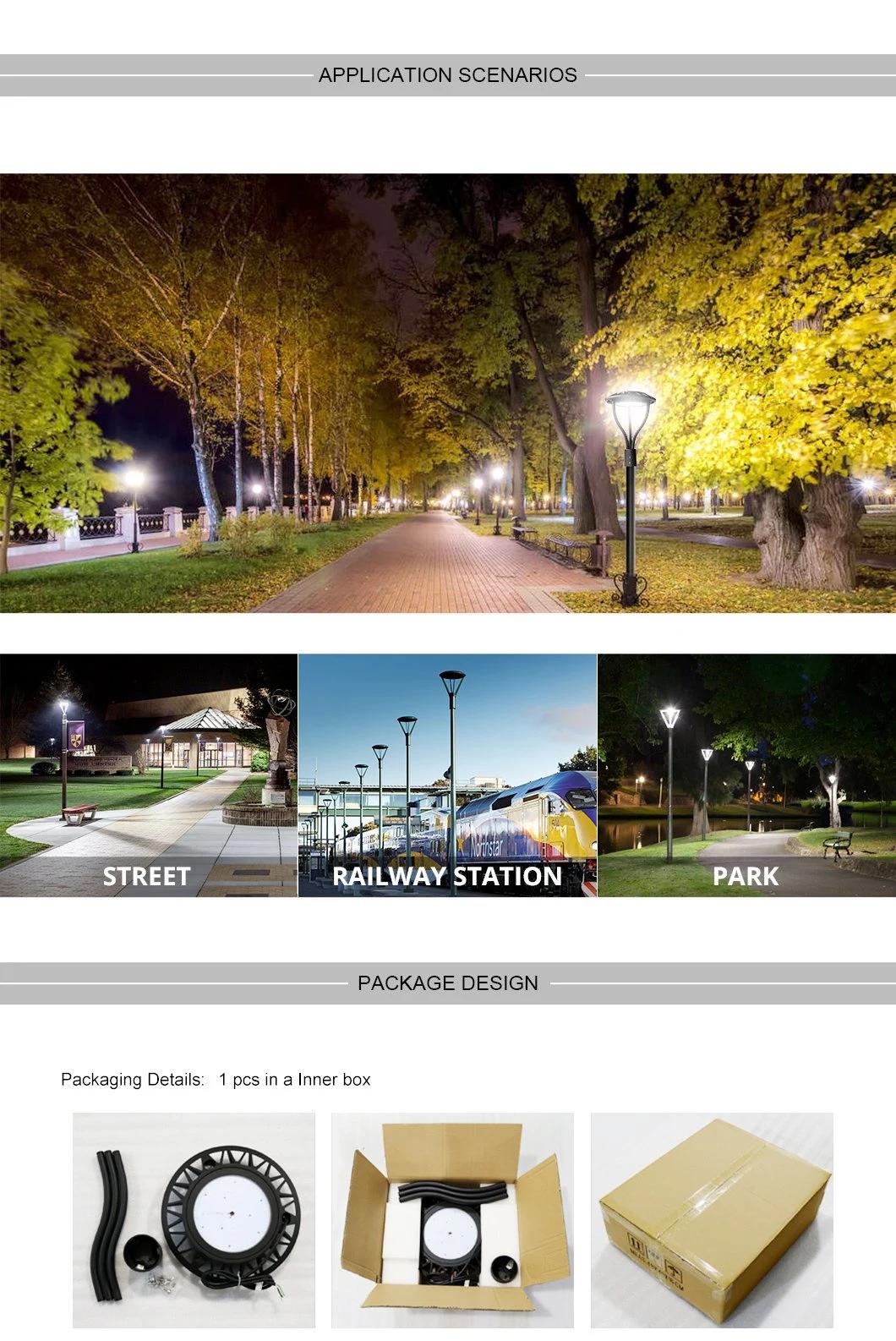Romanso LED Street Light Garden Light 150W 130lm/W Super Brightness LED Top Post Garden Light