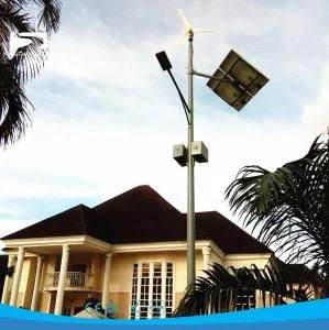 Three Blades Automatic Control Horizontal Axis Turbine Wind Solar Hybrid 60W Street Light