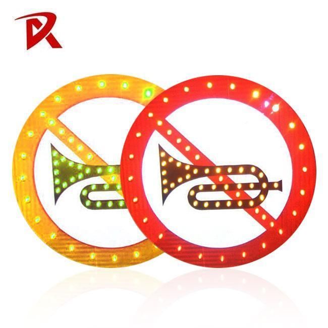 Aluminum Highway Factory Solar LED Road Reflective Traffic Safety Signs