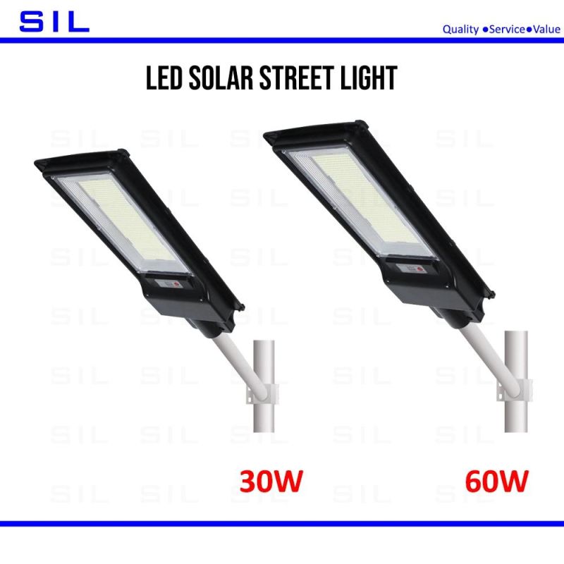 Manufacturer Price Outdoor LED Power Panel Lamp Solar Street Lamp 30W 60W Solar Street Light