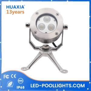 3watt/9watt IP68 316 Stainless Steel LED Underwater Spot Light